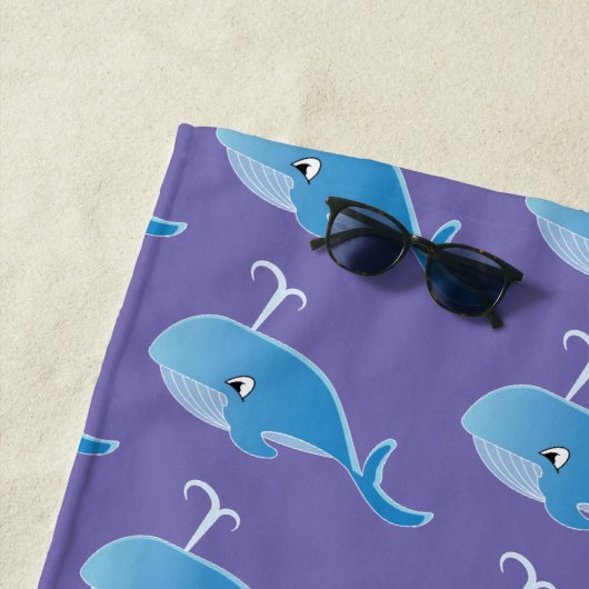 クジラ – ビーチタオル (インサイチュ)