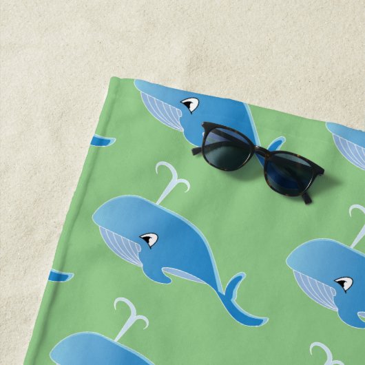クジラ – ビーチタオル (インサイチュ)