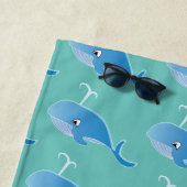 クジラ – ビーチタオル (インサイチュ)