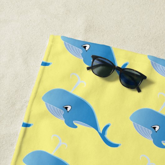 クジラ – ビーチタオル (インサイチュ)