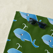 クジラ – ビーチタオル (インサイチュ)