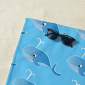 クジラ – ビーチタオル (インサイチュ)