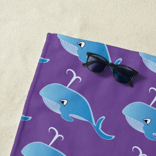 クジラ – ビーチタオル (インサイチュ)