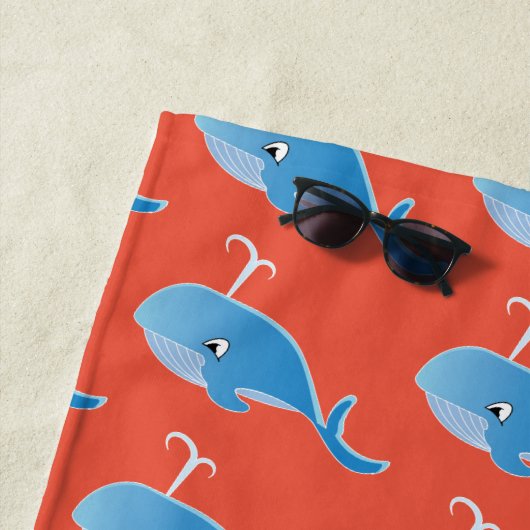クジラ – ビーチタオル (インサイチュ)