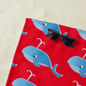 クジラ – ビーチタオル (インサイチュ)