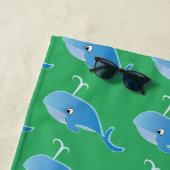 クジラ – ビーチタオル (インサイチュ)