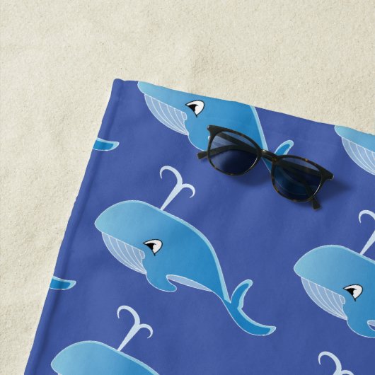 クジラ – ビーチタオル (インサイチュ)