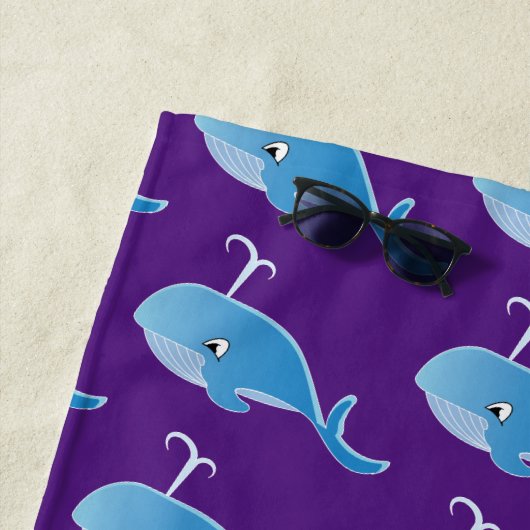 クジラ – ビーチタオル (インサイチュ)