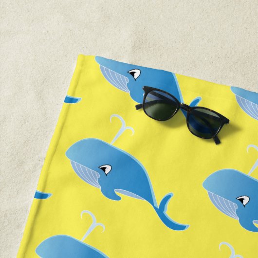 クジラ – ビーチタオル (インサイチュ)