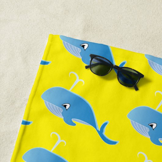 クジラ – ビーチタオル (インサイチュ)