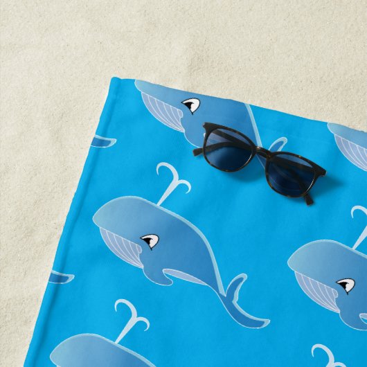 クジラ – ビーチタオル (インサイチュ)
