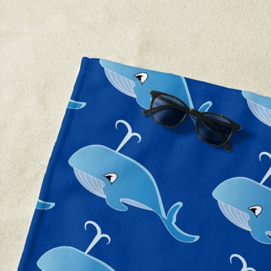 クジラ – ビーチタオル (インサイチュ)