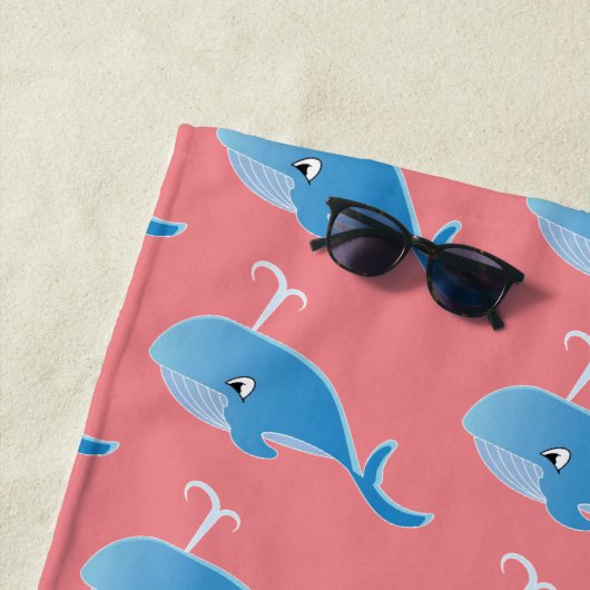 クジラ – ビーチタオル (インサイチュ)