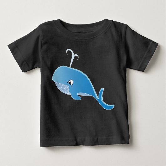 クジラ – ベビー素晴らしジャージーTシャツ ベビーTシャツ (正面)