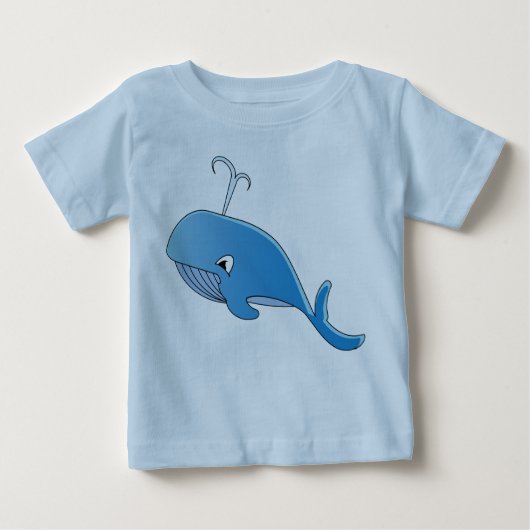 クジラ – ベビー素晴らしジャージーTシャツ ベビーTシャツ (正面)