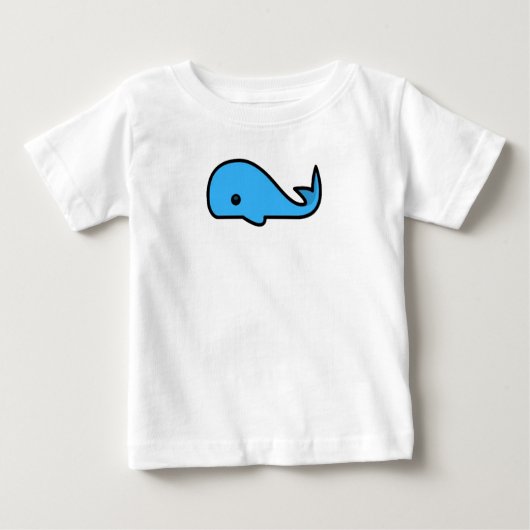 クジラ ベビーTシャツ (正面)