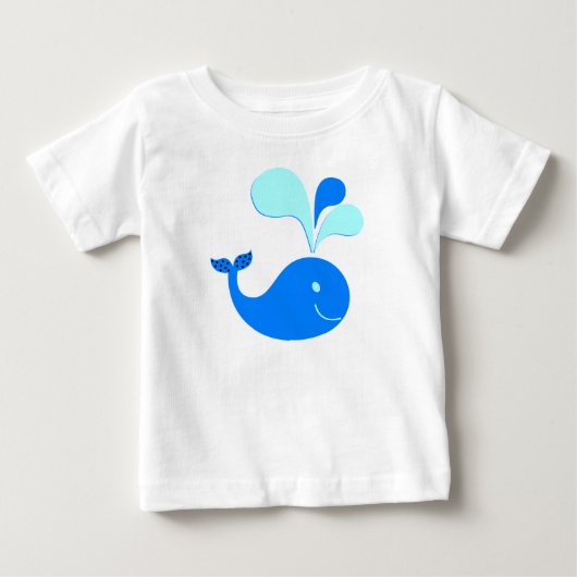 クジラ ベビーTシャツ (正面)