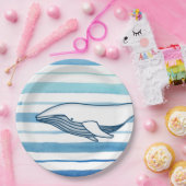 クジラ ペーパープレート (パーティー)