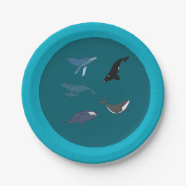 クジラ ペーパープレート