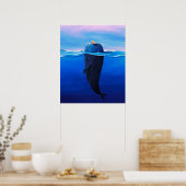 クジラ ポスター (キッチン)