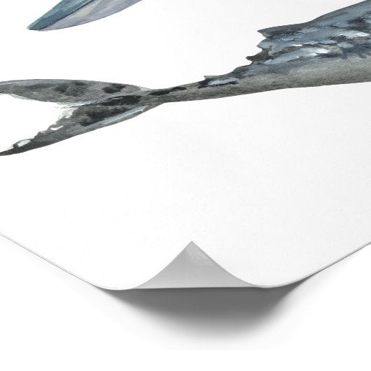 クジラ ポスター (角)