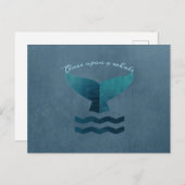 クジラ ポストカード (正面/裏面)