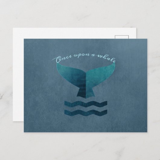 クジラ ポストカード (正面/裏面)