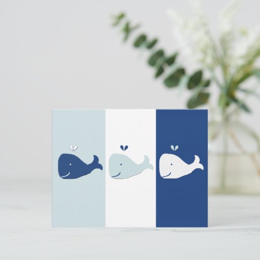 クジラ ポストカード (スタンド正面)