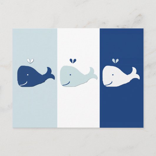 クジラ ポストカード (正面)