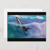 クジラ ポストカード (正面/裏面)