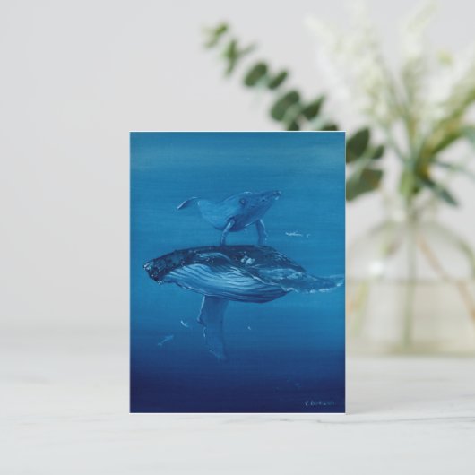 クジラ ポストカード (スタンド正面)