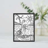 クジラ ポストカード (スタンド正面)