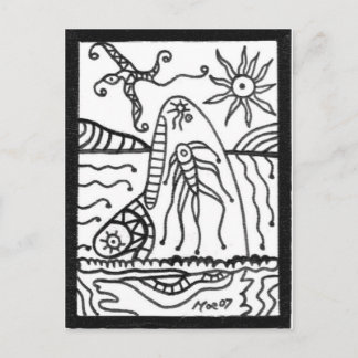 クジラ ポストカード