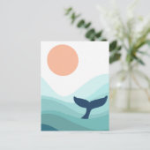 クジラ ポストカード (スタンド正面)