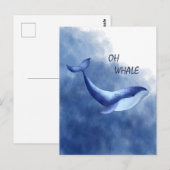  クジラ ポストカード (正面/裏面)