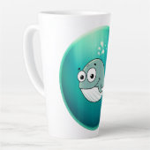 クジラ, マッコウクジラ, 水中 カフェラテマグ (左アングル)