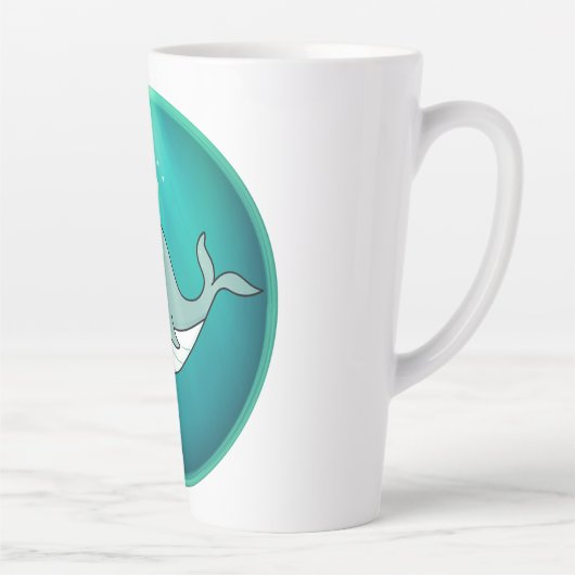 クジラ, マッコウクジラ, 水中 カフェラテマグ (右)