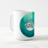クジラ, マッコウクジラ, 水中 コーヒーマグカップ (正面左)