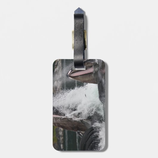 クジラ ラゲッジタグ (裏面縦)