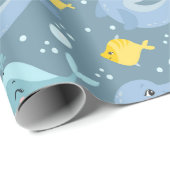 クジラ ラッピングペーパー (ロールコーナー)