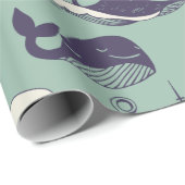 クジラ ラッピングペーパー (ロールコーナー)