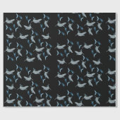 クジラ ラッピングペーパー (フラット)