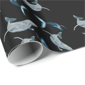 クジラ ラッピングペーパー (ロールコーナー)