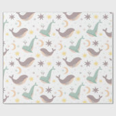 クジラ ラッピングペーパー (フラット)