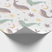 クジラ ラッピングペーパー (角)