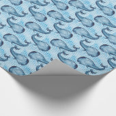 クジラ ラッピングペーパー (角)