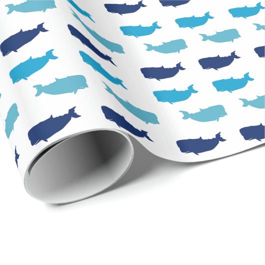 クジラ ラッピングペーパー (ロールコーナー)