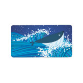 クジラ ラベル (正面)