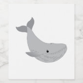 クジラ ワインラベル (シングルラベル)