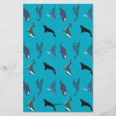 クジラ 便箋 (裏面)